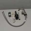 Moen Ronan Spot Resist Brushed Nickel One-Handle Single Hole Modern Bathroom Sink Faucet with Optional Deckplate and Spring Loaded Drain Assembly, 84021SRN