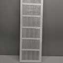 30x8 Baseboard Return Air Grille for 30"Wx8"H Duct Opening, 7/8" Depth | Steel Baseboard Return Air Vent Cover Grill,7/8" Thick Margin Turnback for Baseboard,Outer Dim 31.75"W X 9.75 "H X 7/8"