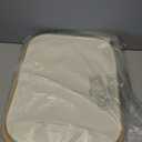 SpaceAid Laundry Hamper with Lid, 110L Large Tall Clothes Basket Bin with Bamboo Handles, Collapsible Laundry Hamper for Bedroom, Bathroom, Dorm, Laundry Room - Beige