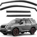 Window Deflectors Smoke Tinted in-Channel Side Window Vent Visor Deflectors Rain Guards Compatible with Nissan Pathfinder 2022-2026 - 4pcs. GW0848
