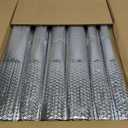 16pcs 24"x 47" Garage Door Insulation Kit for 2 Car, 6mm Thick Double Bubble Panels Reflective Aluminum Foil Summer&Winter Barrier Sheets for Garage Greenhouse Attics Walls