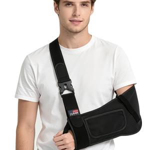 Arm Sling Shoulder Immobilizer, Shoulder Sling for Torn Rotator Cuff, Adjustable Arm Brace for Shoulder Injury, Elbow Injury/Wrist Injury/Surgery, Shoulder Strap For Women or Men (Left Hand)