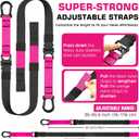 Home Resistance Training Kit, Suspension Trainer Straps with Adjustable Extension, Door Anchor, and Carry Bag – Strength Training Equipment for Full Body Bodyweight Workouts at Home or Outdoors