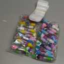 100 PCS Multicolor Pen Set  50 Cute Pens Bulk with 50 Pen Bags, Fun Pens for Party Favors, Christmas, Birthday, Kawaii Stationery for Student Prizes, Gifts Bulk for Friends