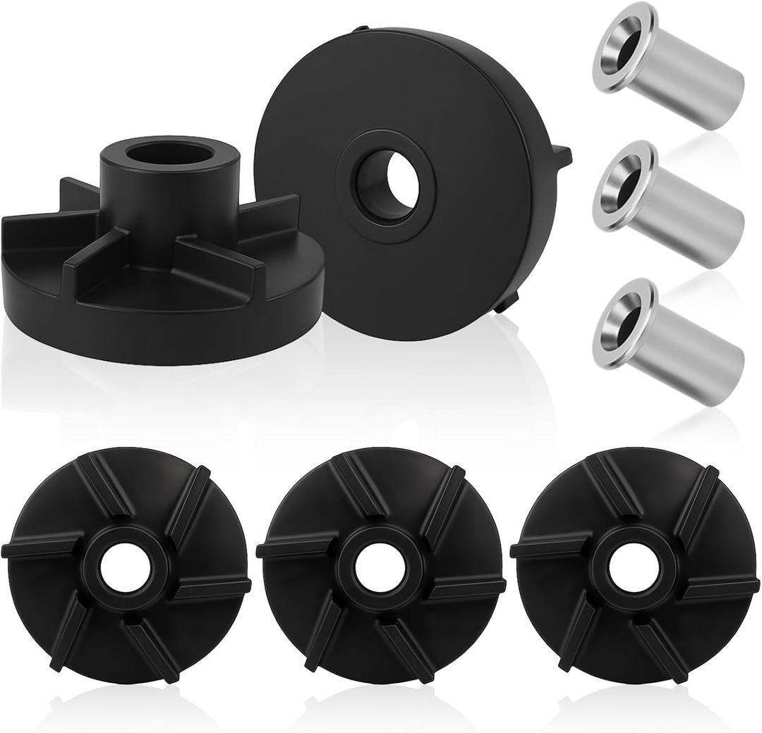 Honoson 3 Set 3587 Standard Magnetic Impeller & 3220 Bearing Sleeve Combo Pack Compatible with Grindmaster Crathco Beverage Dispensers (D15, D155, D25, D255, D35, D355)