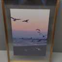 Frametory, 16x24 Frames Display 12x18 Picture with Mat or 16x24 Photo Without Mat, Shatter-Resistant Glass, Pre-Installed Wall Mounting Hardware - Gold