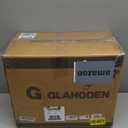 GLAHODEN Retractable Garden Hose Reel 1/2 in x 100 ft, 2025 Upgraded Dual Ratchet Lock UV & Freeze Protection Brass Seal Slow Retraction Anti-Tangle Hose 180Swivel Reinforced Scaffold Wall Mount (Dark Gray)