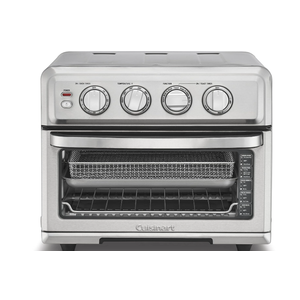 Cuisinart Air Fryer Toaster Oven with Grill, 1800W 8-1 Air Fryer Oven with Bake, Convection Bake, Grill, Broil and Warm Options, Large Capacity, 60-Minute Timer, TOA-70, Stainless Steel