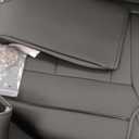 Coverado Chevy Silverado Seat Covers Full Set, Faux Leather Car Seat Covers Fit for 2014-2018 1500, 2015-2019 2500HD 3500HD Chevy Silverado GMC Sierra Crew Double Extended Cab (Black)