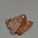 Leather Dog Doorbells for Door Knob, Adjustable Brass Potty Training Bells for Puppy to Go Outside, Easy Dog Door Bell for Potty Training