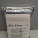 100% Blackout Shield Linen Blackout Curtains for Bedroom 84 Inches Long, Back Tab/Rod Pocket Living Room Drapes, Thermal Insulated Blackout Curtains 2 Panels Set, 50" W x 84" L, Cream