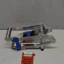 Stainless Steel French Fry Cutter, 2 Blade Sizes No-Slip Suction Base with 1 Peeler, Perfect for Potatoes, French Fries, Cucumber,Vegetables Carrot (silvery)