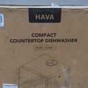 HAVA 2025 NEW Upgraded Countertop Dishwasher with Water Softener and Enhanced Energy Efficiency, Portable Dishwasher with 8 Wash Programs, Child Lock & Delayed Start Function, No Installation Needed