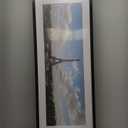 upsimples 13.5x40 Picture Frame, Display Pictures 10x30 with Mat or 13.5 x 40 Without, Wall Hanging Panoramic Frames, Black, 1 Pack