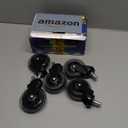 5PK Office Chair 3" Castors Wheels Replacement Rubber PU Chair casters