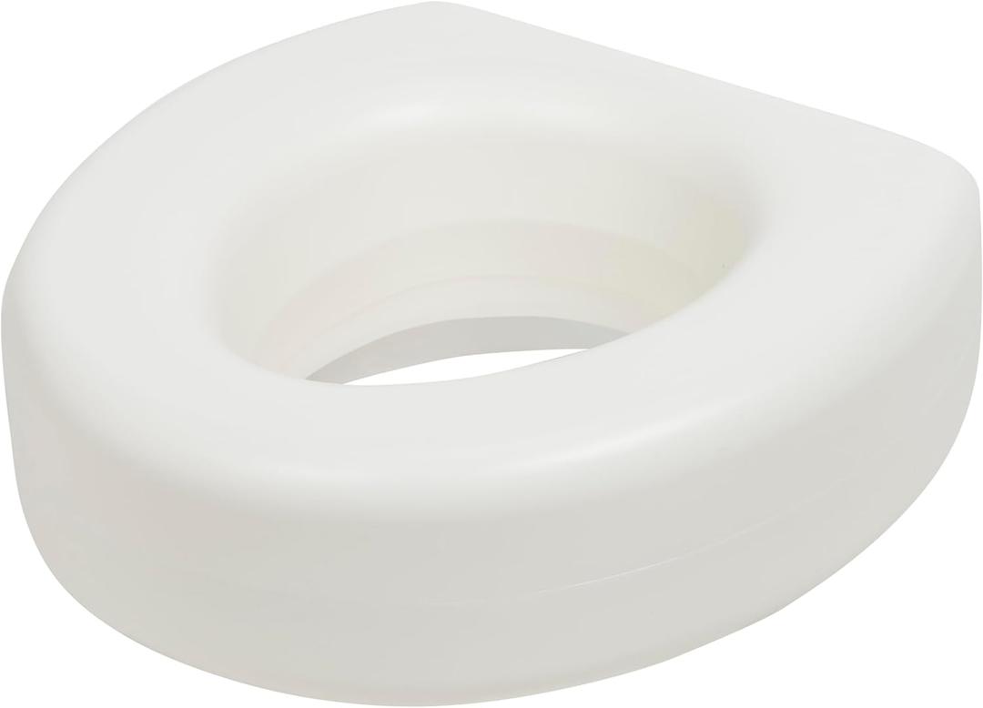 770-610 4 Inch Portable Raised Toilet Seat Riser, Elevated Toilet Seat for Seniors