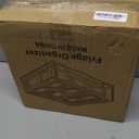 YINGRACE 10 Pack Fridge Organizer Bins, Stackable Refrigerator Organizers and Storage, With a Pull-out Large Drawer, BPA-Free Clear Containers For Fruit, Vegetable, Drinks