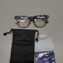 miyya Blue Light Glasses for Women & Men Oversized UV & Blue Light Blocker Chunky Frames, All-Day Comfort, Stylish Eyewear (Grey Demi)