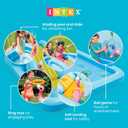 Intex 96" x 78" x 28" Inflatable Jungle Adventure Play Center Spray Kiddie Pool - Backyard Kids Water Slide, Outdoor Blow-Up Splash Pad for Toddlers