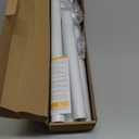 Closet Rods for Hanging Clothes, 17 to 84 Inch Heavy Duty Stepless Adjustable Closet Hanging Rod, 1.3 Inch Diameter Metal Closet Rod for Wardrobes Laundry Bedroom RV, White