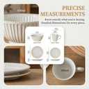 16-Piece Dinnerware Set for 4, Ceramic Plates, Bowls and Mugs, Dishwasher & Microwave Safe, Ideal for Family Dinners, Parties and Everyday Use, White