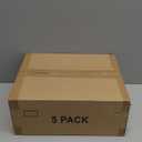 SNSLXH 5 Pack Stackable Closet Storage Basket, Multifunctional & Foldable Closet Organizer for Bathroom Kitchen Laundry Room Wardrobe Storage, Space-Saving Clothes Storage Drawer Organizer, White