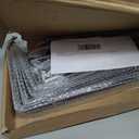 Shelf Brackets 12 Inch, Strong Heavy Duty Floating Shelf Brackets Pack of 8, Industrial Metal Iron Matte Black Shelving Brackets 1/5 Inch Thick Brackets for Shelves 8 PCS