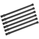 6 Pack Shower Curtain Rod, Small Tension Rods 7-11 inches Adjustable Spring Steel Cupboard Bars Tension Curtain Rod Shower Rod Closet Rod, (Black, 7-11 in-6Pcs)
