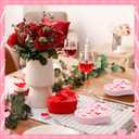 3 x 100Pcs Galentine's Day Napkins Pink Heart Shape Galentine's Decorations Girls Ladies Galentines Day Party Decorations for Valentines Celebrations Events and Party Decor Ideas, 6.3 In