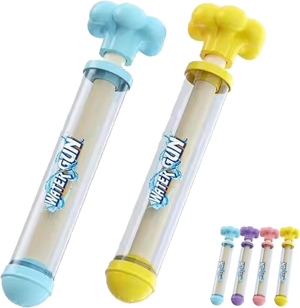 Firework Water Gun, Romantic Fireworks Style Water Spray Toy for Couples, High Pressure Pull-Out Sprinkler Spray Toys for Bathing, Pool, Party Entertainment (2Pcs E)