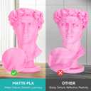 SUNLU 3D Printer Filament Bundle PLA Matte 1.75mm, Super Neatly Wound PLA Filament with Matte Finish, Print with 99% FDM 3D Printers, 1kg Spool (2.2lbs), 2 Packs, Matte Black+Matte White