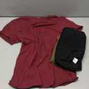 T-Shirt 3 Pack Purple Black Green Medium No Brand