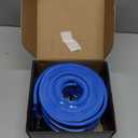 15 Ft Flexible Race Car Track for Kids, Double-Sided Racetrack with Suction Cups, Race Car Ramp Track & Compatible 1:64 Diecast Cars,Portable Roll Up Track Toy,Gift for Boys Girls Ages 3-5 5-7 (Blue)