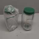 TJR Salad Pod Mason Jar Side Open  Leakproof Vertical Layering Salad Jars with Built-In Dressing Containers, Reusable & Portable Lunch Containers for Office, Picnic & Travel