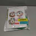 Winlyn 12 Sets Christmas Craft Kits Winter Crafts DIY Holiday Wreath Ornaments Decorations Art Sets Snowmen Snowflake Festive Foam Stickers Arts and Crafts for Kids Classroom Activities Party Favors