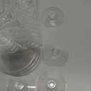 Lazyshine Plastic Champagne Flutes Disposable Wine Glasses - 40 Pack 4.5Oz Clear Mimosa Cocktail Cups Bulk for Wedding Women's Day Party Supplies Engagement Decor, Copas De Plastico Para Brindis