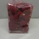 Velvet Christmas Ornaments Balls Set Hanging Balls for Xmas Tree Decorations Burgundy 50Pcs