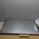 LOAAO 22X30 Inch Brushed Nickel Bathroom Mirror, Rounded Rectangle Silver Metal Frame Mirror, Brushed Nickel, Anti-Rust, Hangs Horizontally or Vertically