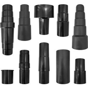 10 Pcs Universal Shop Vac Vacuum Hose Adapter Reducer Attachment Set Converter, 1-1/4 Inch to 1-3/8 Inch to 1-1/2 Inch, Reducer 32mm to 35mm; 32mm to 38mm, 32mm to 45mm, 1 3/8 inch to 1 1/4 inch