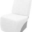 Arfntevss Sectional Recliner Couch Covers Velvet Corner Sectional Sofa Cover for Reclining Couch Stretch Soft L Shape Recliner Slipcover Washable Additional Seat Protector (1 Seat Cover, White)