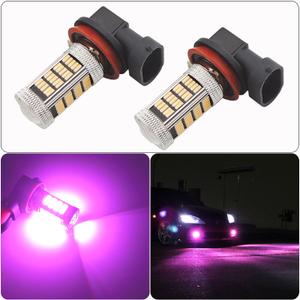 2pcs Bright Pink H11 H8 LED Fog Light Bulbs Car Fog Driving Lamp Conversion Kit 2pcs Bright Pink H11 H8 LED Fog Light Bulbs Car Fog Driving Lamp Conversion Kit