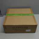 24-Pack Premium Flameless LED Candles - Elegant White & Clear Acrylic Pillar Design with Realistic Flickering Flame, Remote Control & Timer for Weddings, Christmas, Halloween & Home Decor