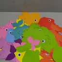 Eaasty 200 Pieces Fish Paper Cutouts Classroom Bulletin Board Decorations Colorful Fish Shape Accents for Wall Decor School Party Supply Teachers DIY Craft(6 Inch)