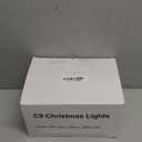 ZAIYW 66ft 100 LED C9 Christmas Lights String, Strawberry String Lights UL Plug C9 String Lights Green Wire Waterproof for Outdoor Roof Eaves Garden Yard Xmas Decor (Multicolor)