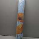 LUMI Spring Floral Door Mat, Low Profile Thin Mesh Doormats, Dirt Trapper Stain Resistant Welcome Mats, Waterproof Outside Mat for Home Decor, 32"x47", Blue