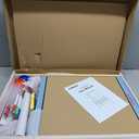 Hape E1010 Magnetic All in 1 Kids Height Adjustable Drawing Dry-Erase Chalkboard Wooden Artist Easel with 3 Paint Pots and Refillable Paper Roll