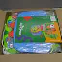 Move2Play, Dinosaur Basketball Hoop & Soccer Goal Activity Center | 30+ Sounds & Songs + 5 Lights | 1 2 3 Year Old for Boys and Girls | Toy & Gift for Baby & Toddlers