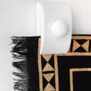 MOCTUS 4 Quilt Hangers for Wall Display, Wooden Rug Clips for Wall Hangings, Decorate With Your Blanket and Tapestry (White, 4 Clips With Hardware)