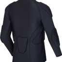 Boy's Padded Football Shirts Youth Kids' Protective Gear Set Training Suit for Basketball Football Skidding (Medium, Black)