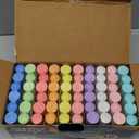 JOYIN 60 PCS Sidewalk Chalk Set (10 colors), Non-Toxic Washable Outdoor Jumbo Chalk Set for Painting on Chalkboard, Art Play and Playground Toy